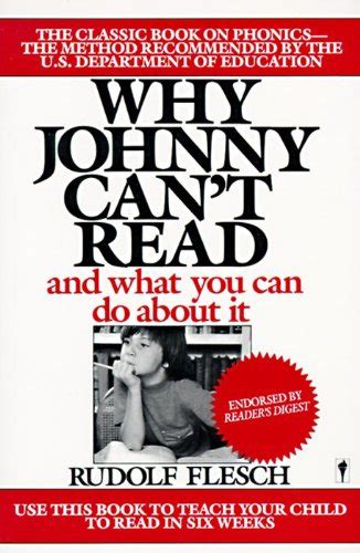 why johnny cant read and what you can do about it Reader
