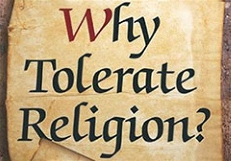 why tolerate religion? Reader