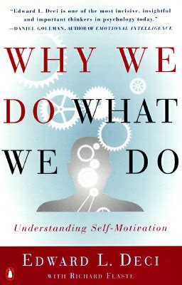 why we do what we do understanding self motivation Reader