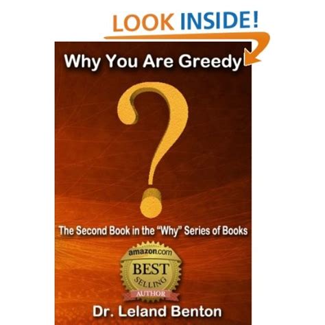 why you are greedy book 2 consumerism the why series of books PDF
