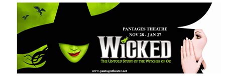 wicked tickets pantages theater