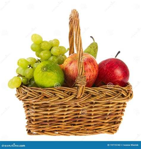 wicker basket fruit