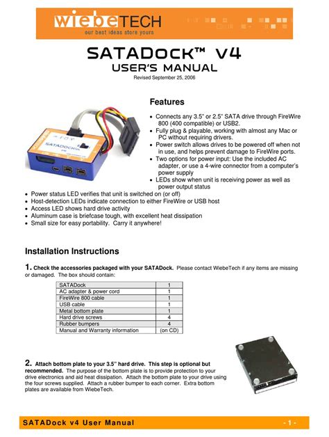 wiebetech sdkv4 owners manual Doc