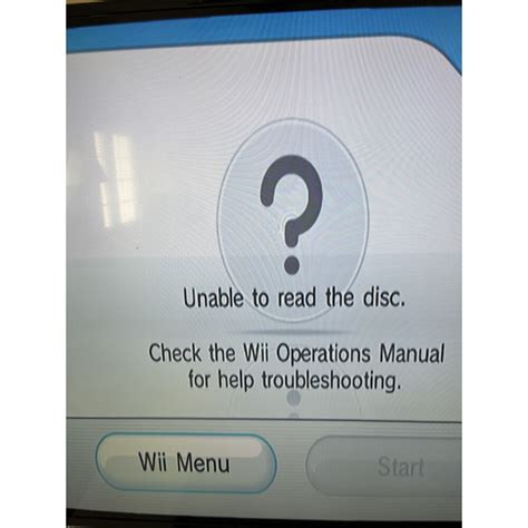 wii manual directory for troubleshooting Doc