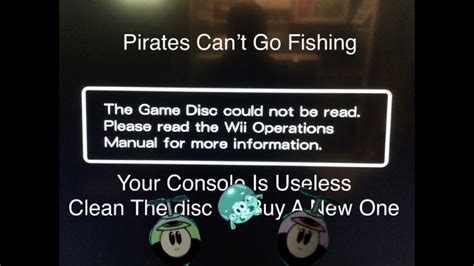 wii operations manual disc could not be read Kindle Editon