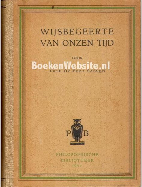 wijsbegeerte van onzen tijd Epub