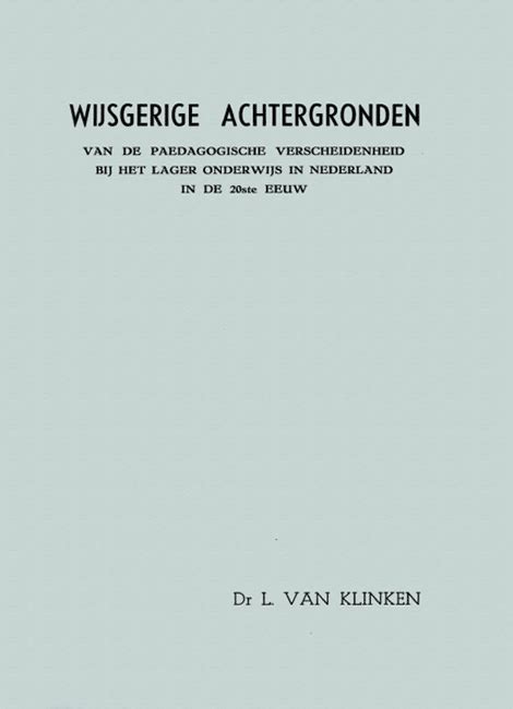 wijsgerige achtergronden vd paedagogische verscheidenheid bij het Kindle Editon