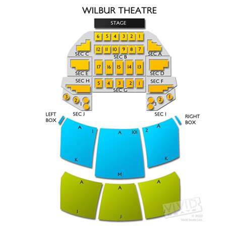 Wilbur Boston Seating Chart