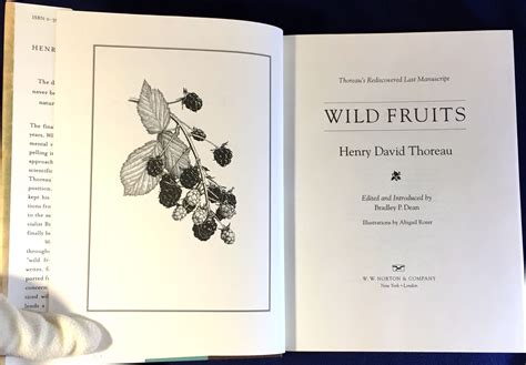 wild fruits thoreaus rediscovered last manuscript Doc