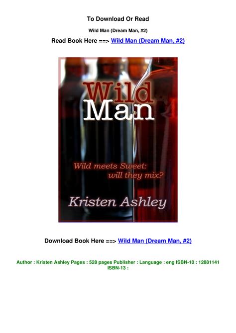 wild man dream man 2 kristen ashley Kindle Editon