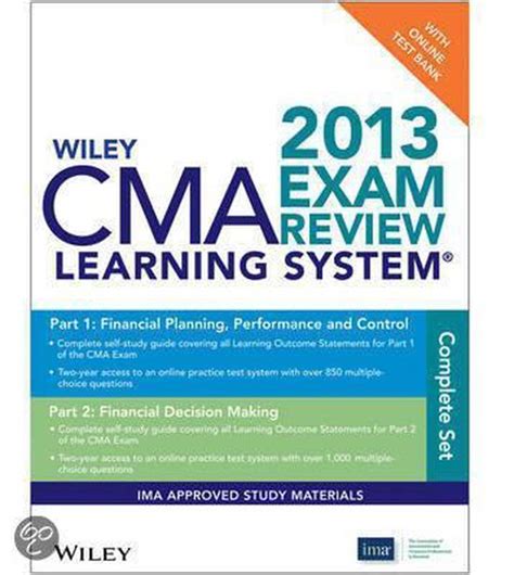 wiley cma learning system exam review 2013 test bank Ebook PDF
