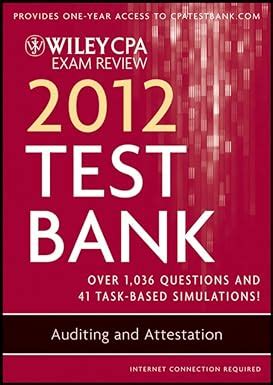 wiley cpa exam review 2012 auditing and attestation free download PDF