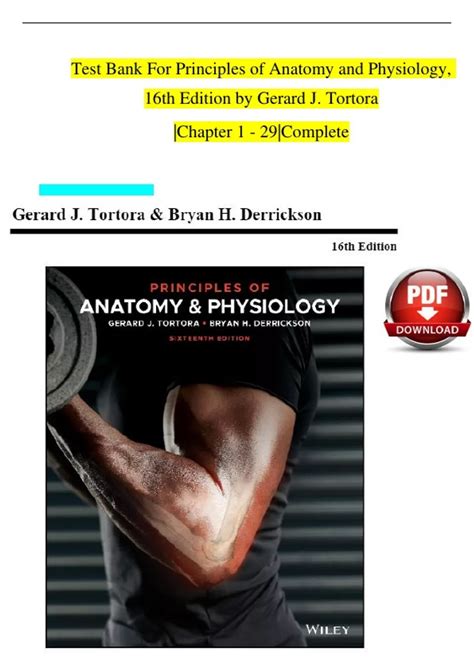 wiley test bank anatomy and physiology Epub