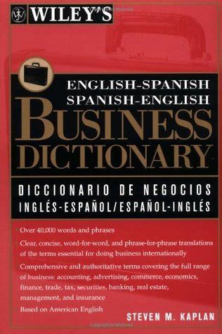 wileys english spanish spanish english business dictionary Doc