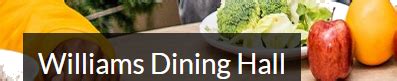 williams dining hall menu