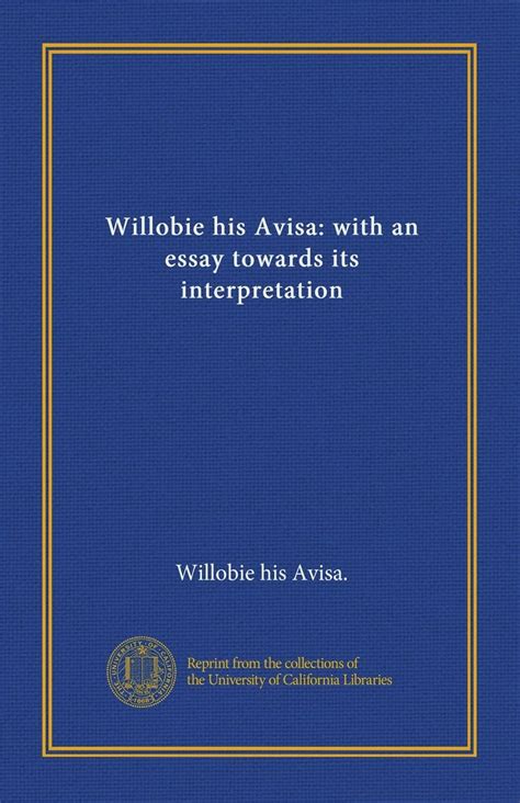 willobie his avisa towards interpretation PDF