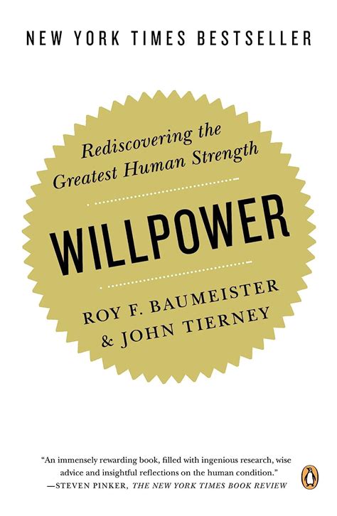 willpower rediscovering the greatest human strength Doc