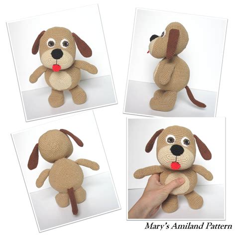 willy dog ami amigurumi crochet pattern PDF