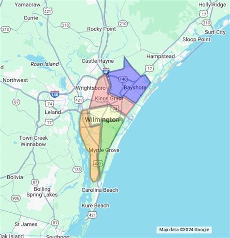 wilmington nc zip code uncw
