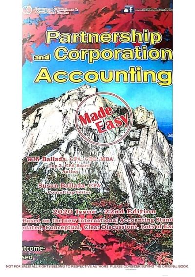 win ballada partnership and corporation accounting answers Doc