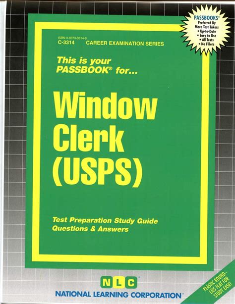 window clerk uspspassbooks career examination series Epub