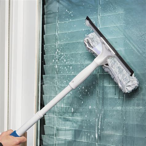 window scrubber and squeegee