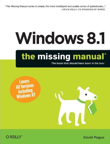 windows 8 1 the missing manual Kindle Editon