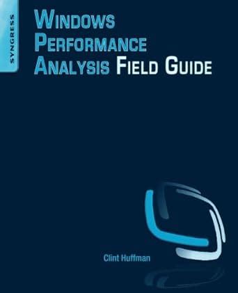 windows performance analysis field guide PDF