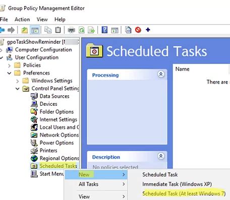 windows scheduled maintenance task Reader