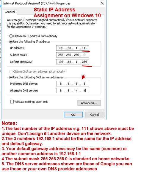 windows xp manual ip address assignment Doc