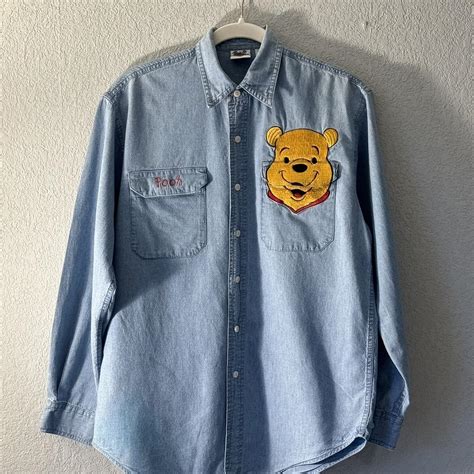 winnie the pooh button up shirt