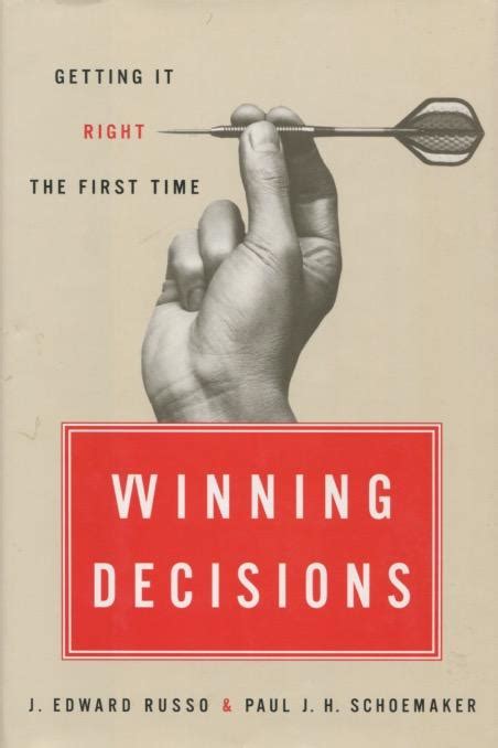 winning decisions getting it right the first time Kindle Editon