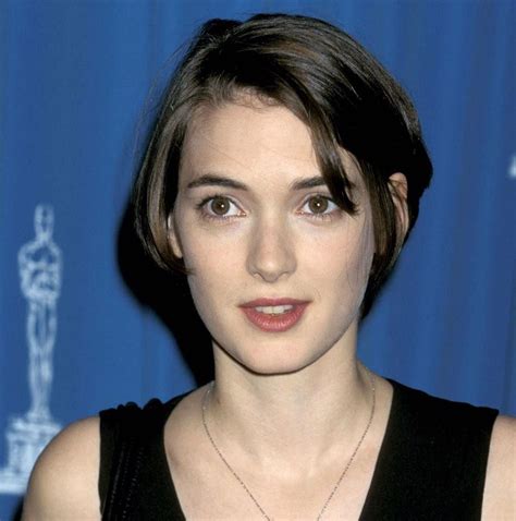 winona ryder short hair