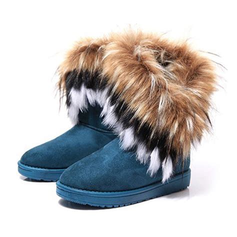 winter fuzzy boots