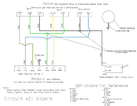 wiper motor wiring diagram chevrolet vega Reader