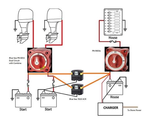 wiring a marine isolator with two batteries and a switch Doc