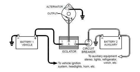 wiring diagram battery isolator Reader