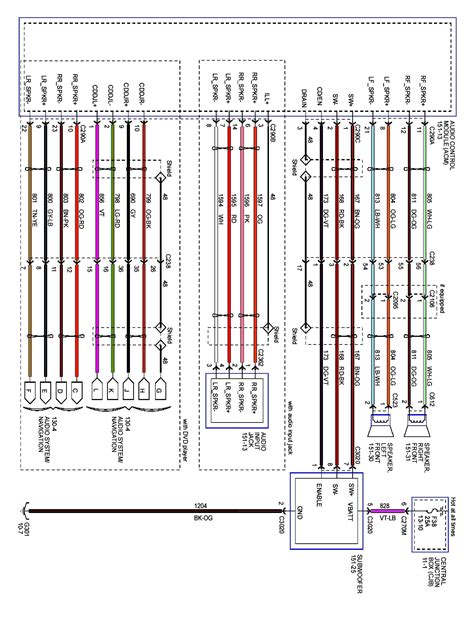 wiring diagram for a 1998 ford taurus radio with mach Reader