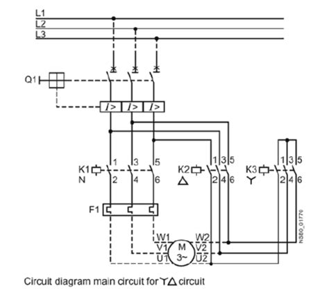 wiring diagram of star delta starter of siemens Kindle Editon