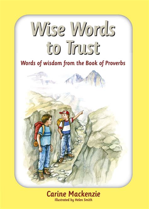 wise words to trust words of wisdom from the book of proverbs Kindle Editon