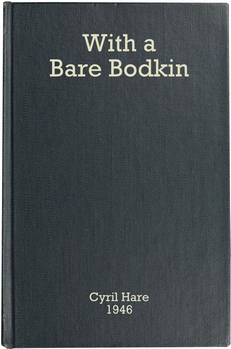 with a bare bodkin pocketbook 183 blz Reader