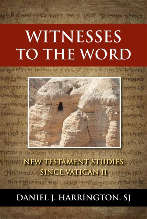 witnesses to the word new testament studies since vatican ii PDF
