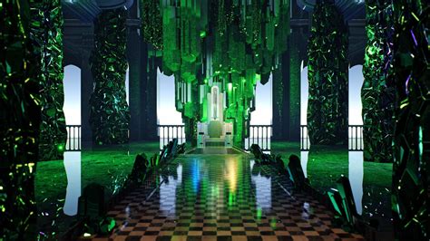 wizard of oz throne room background