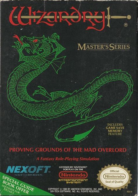 wizardry proving grounds of the mad overlord nes