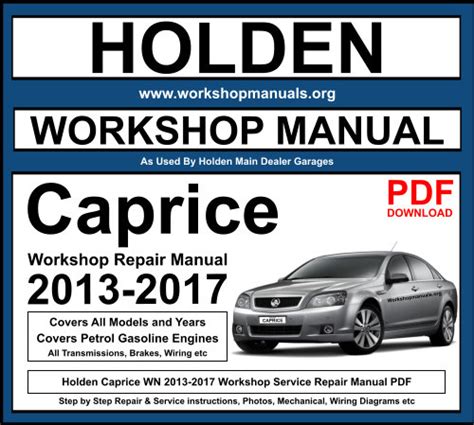 wm caprice factory service manual Ebook Kindle Editon