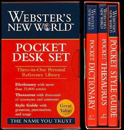 wnw dictionary thesaurus style guide pocket deskset Reader