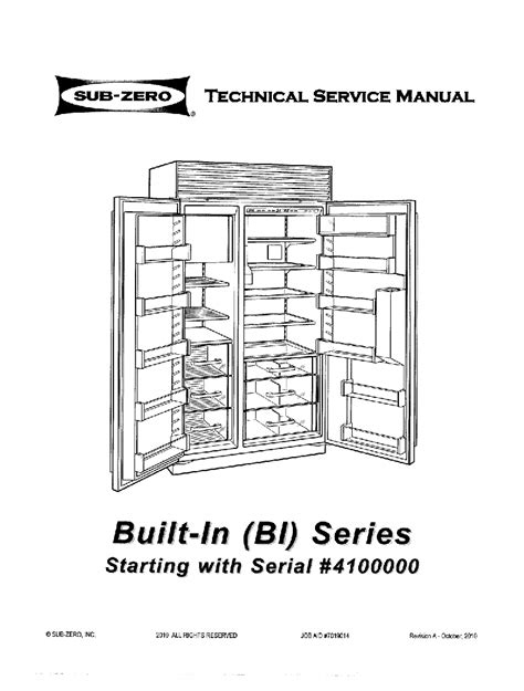 wolf bi 42s refrigerators owners manual PDF