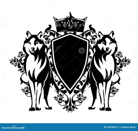 wolf crest shield