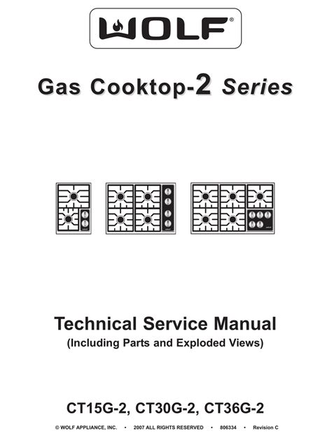wolf ct15g s owners manual PDF