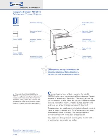 wolf i700bci refrigerators owners manual Reader